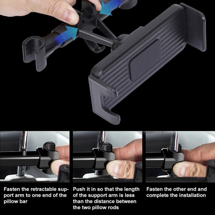 ZY-TZ04P Car Headrest Phone & Tablet Holder, ZY-TZ04P