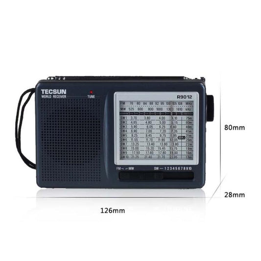 Tecsun R-9012 Portable Full Band FM Radio