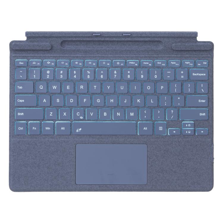 Single Color Backlight Tablet Bluetooth Keyboard with Touch Pad