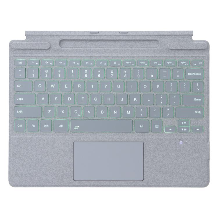 Single Color Backlight Tablet Bluetooth Keyboard with Touch Pad