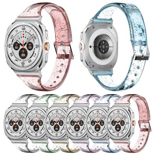 Glitter TPU Watch Band, For Samsung Galaxy Watch Ultra 47mm / Ultra 2025