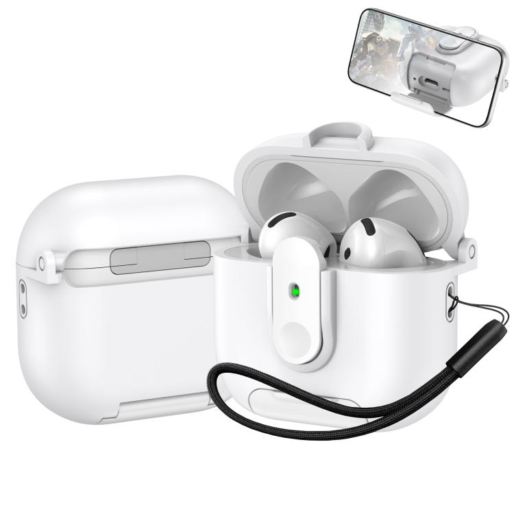One-piece Holder Wireless Earphones Case with Lanyard, For AirPods 4, For AirPods Pro 2, For AirPods 3, For AirPods Pro, For AirPods 1 / 2