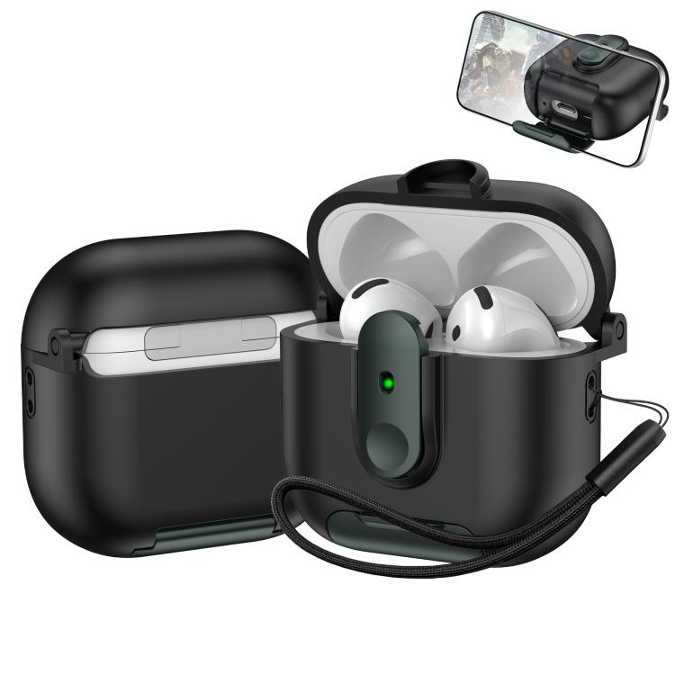 One-piece Holder Wireless Earphones Case with Lanyard, For AirPods 4, For AirPods Pro 2, For AirPods 3, For AirPods Pro, For AirPods 1 / 2