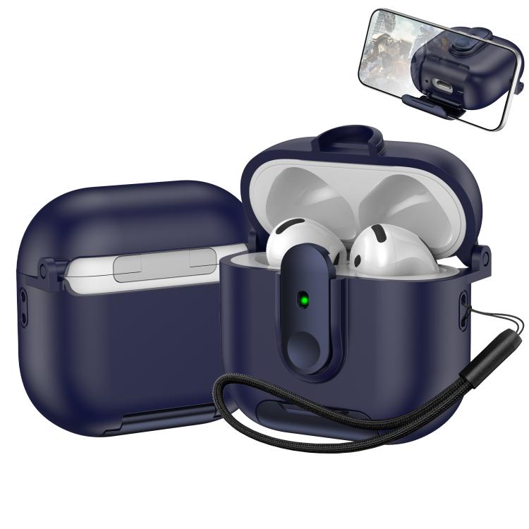 One-piece Holder Wireless Earphones Case with Lanyard, For AirPods 4, For AirPods Pro 2, For AirPods 3, For AirPods Pro, For AirPods 1 / 2