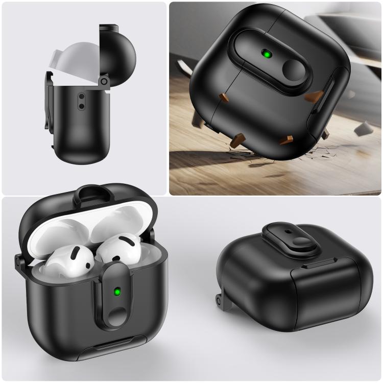One-piece Holder Wireless Earphones Case with Lanyard, For AirPods 4, For AirPods Pro 2, For AirPods 3, For AirPods Pro, For AirPods 1 / 2