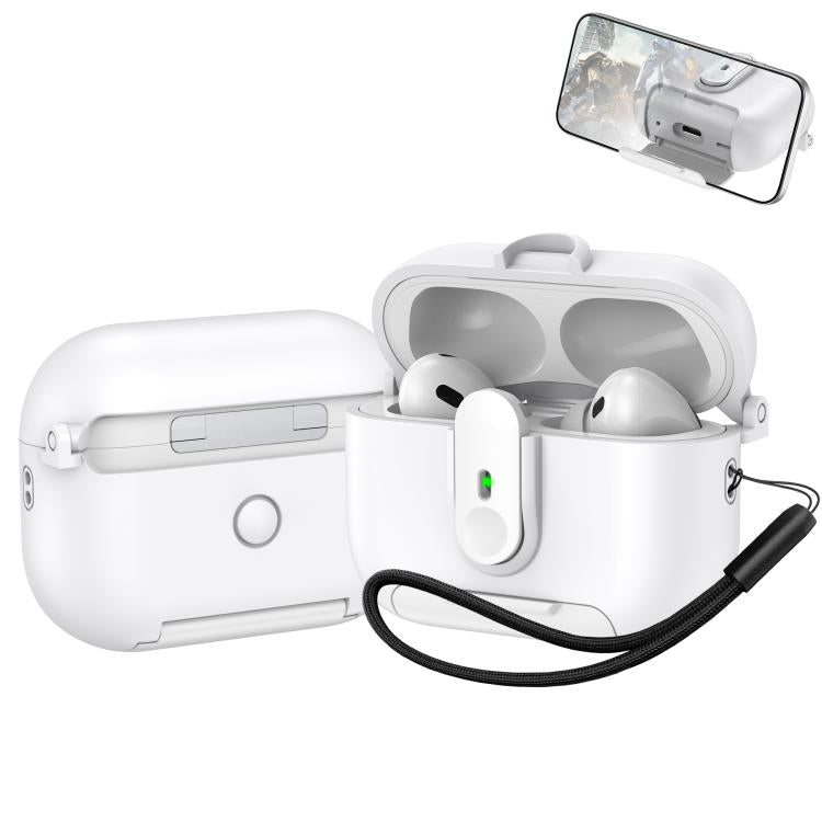 One-piece Holder Wireless Earphones Case with Lanyard, For AirPods 4, For AirPods Pro 2, For AirPods 3, For AirPods Pro, For AirPods 1 / 2