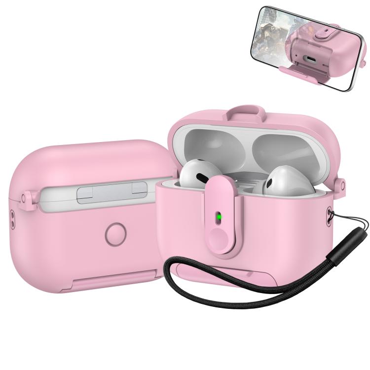 One-piece Holder Wireless Earphones Case with Lanyard, For AirPods 4, For AirPods Pro 2, For AirPods 3, For AirPods Pro, For AirPods 1 / 2