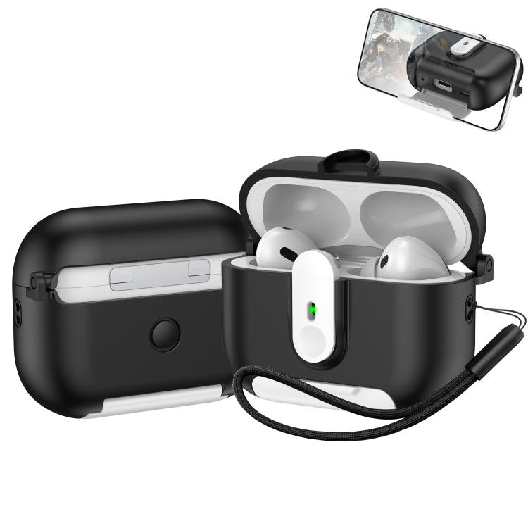 One-piece Holder Wireless Earphones Case with Lanyard, For AirPods 4, For AirPods Pro 2, For AirPods 3, For AirPods Pro, For AirPods 1 / 2