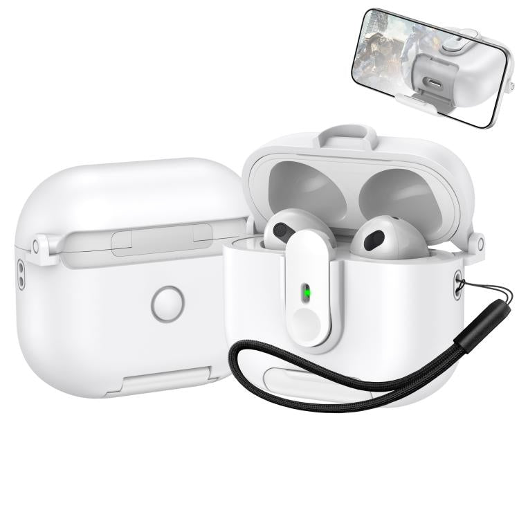 One-piece Holder Wireless Earphones Case with Lanyard, For AirPods 4, For AirPods Pro 2, For AirPods 3, For AirPods Pro, For AirPods 1 / 2