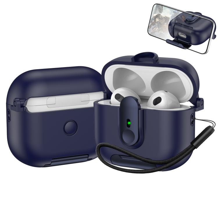 One-piece Holder Wireless Earphones Case with Lanyard, For AirPods 4, For AirPods Pro 2, For AirPods 3, For AirPods Pro, For AirPods 1 / 2