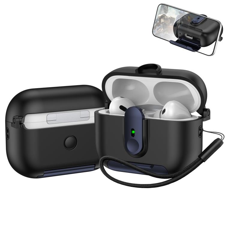 One-piece Holder Wireless Earphones Case with Lanyard, For AirPods 4, For AirPods Pro 2, For AirPods 3, For AirPods Pro, For AirPods 1 / 2