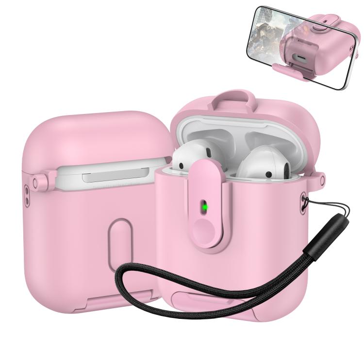 One-piece Holder Wireless Earphones Case with Lanyard, For AirPods 4, For AirPods Pro 2, For AirPods 3, For AirPods Pro, For AirPods 1 / 2