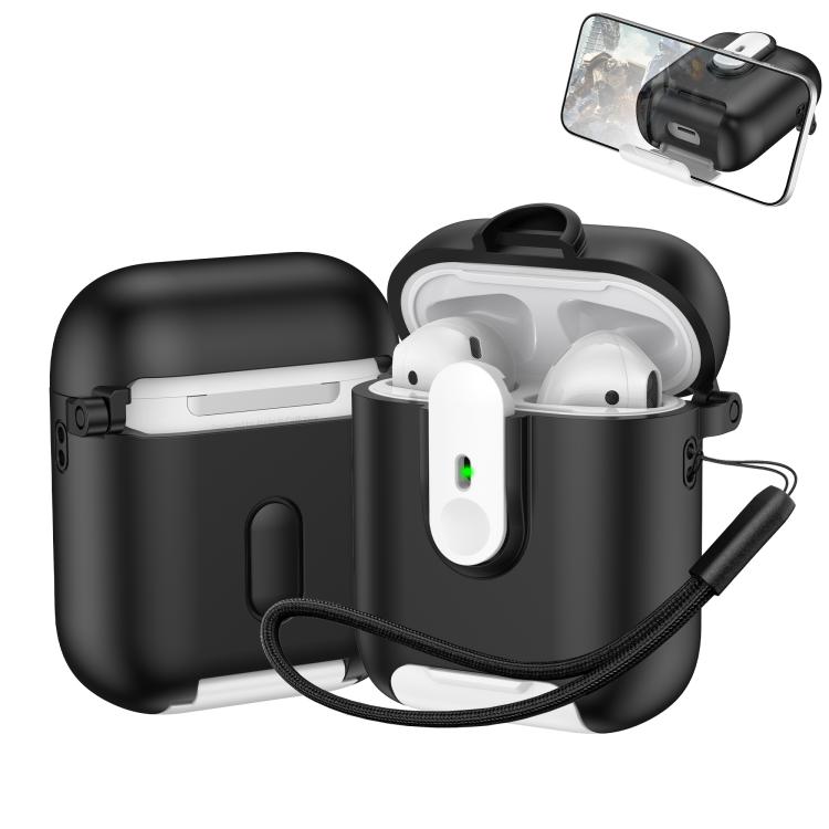 One-piece Holder Wireless Earphones Case with Lanyard, For AirPods 4, For AirPods Pro 2, For AirPods 3, For AirPods Pro, For AirPods 1 / 2