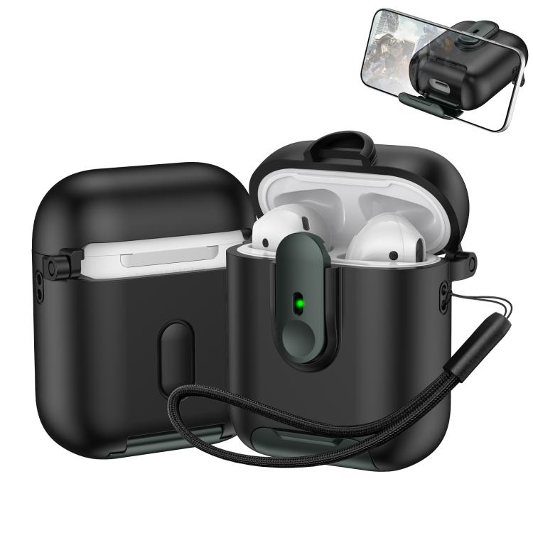 One-piece Holder Wireless Earphones Case with Lanyard, For AirPods 4, For AirPods Pro 2, For AirPods 3, For AirPods Pro, For AirPods 1 / 2