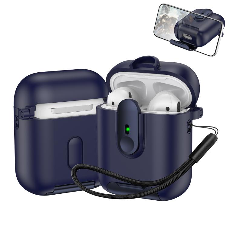 One-piece Holder Wireless Earphones Case with Lanyard, For AirPods 4, For AirPods Pro 2, For AirPods 3, For AirPods Pro, For AirPods 1 / 2