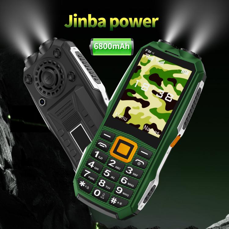 K6000 Keypad Phone, 2.8 inch, LED Flashlight, Big Keyboard, SOS, Network: 2G, Dual SIM, US Plug, EU Plug