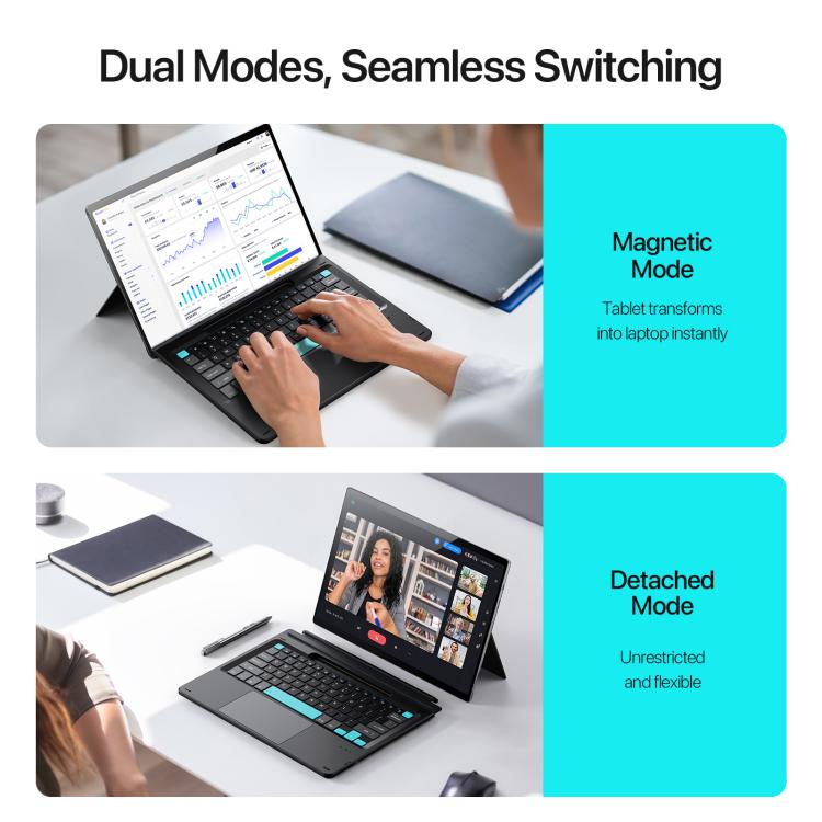 DUX DUCIS CK Pro Series Smart Magnetic Touch Bluetooth Keyboard