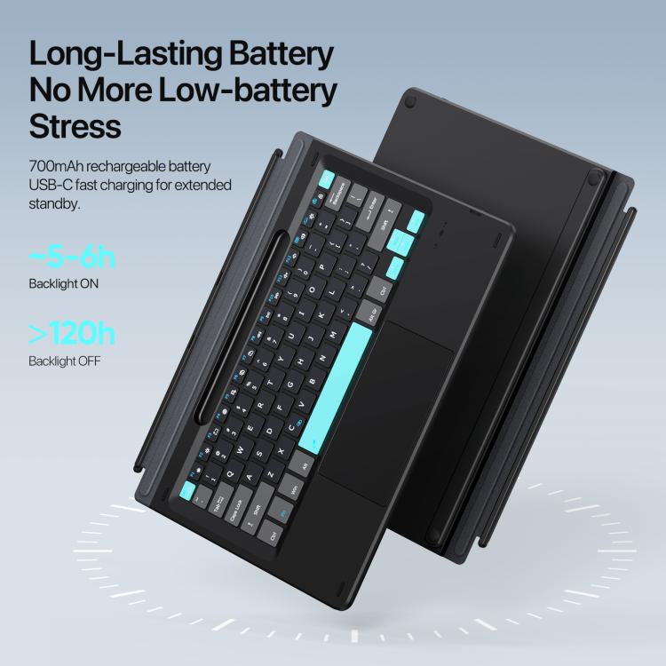 DUX DUCIS CK Pro Series Smart Magnetic Touch Bluetooth Keyboard
