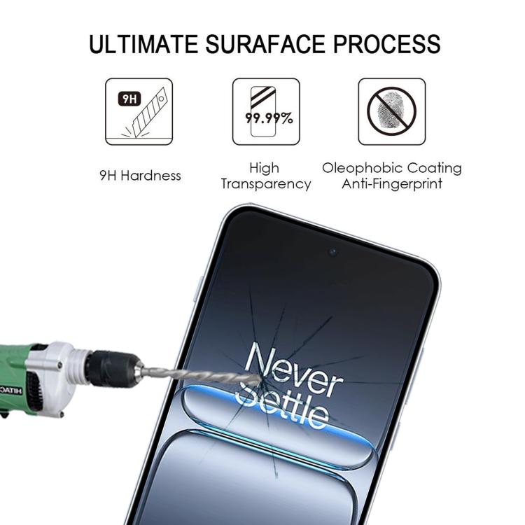 25pcs High Aluminum Full Screen Silk Printing Tempered Glass Film, For OnePlus Nord 5, For OnePlus Ace 5