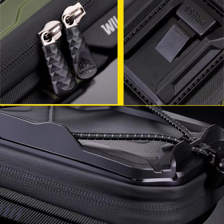 WILD MAN GX330 Mountain Bicycle Mobile Phone Holder EVA Hard Shell Handlebar Bag, GX330