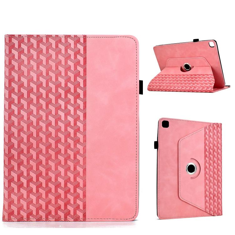 Rotatable Building Blocks Embossed Smart Leather Tablet Case, For Samsung Galaxy Tab S10 FE / S9, For Samsung Galaxy Tab S6 Lite 2024, For Samsung Galaxy Tab S9 FE+ / S9+, For Samsung Galaxy Tab A9+, For Samsung Galaxy Tab A7 10.4 / T500