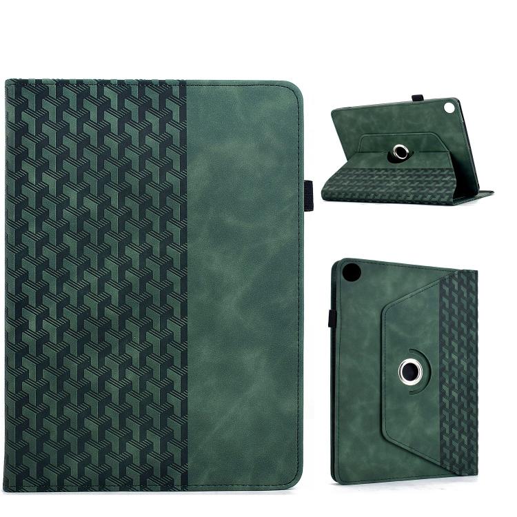 Rotatable Building Blocks Embossed Smart Leather Tablet Case, For Samsung Galaxy Tab S10 FE / S9, For Samsung Galaxy Tab S6 Lite 2024, For Samsung Galaxy Tab S9 FE+ / S9+, For Samsung Galaxy Tab A9+, For Samsung Galaxy Tab A7 10.4 / T500