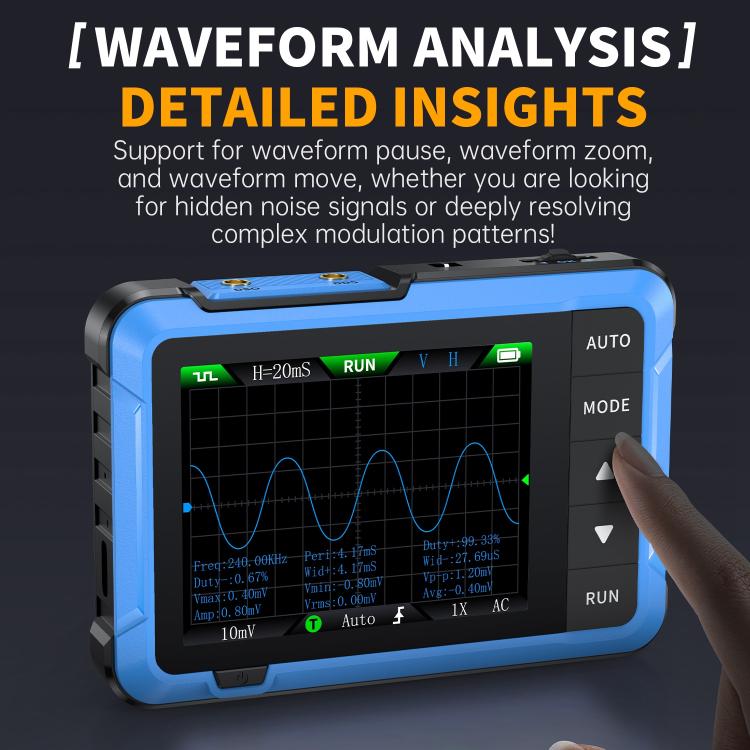 FNIRSI DSO510 Handheld Small Digital Portable Tablet Oscilloscope, DSO510