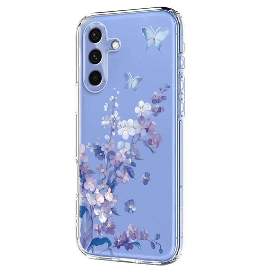 Flower Pattern Painted TPU Phone Case