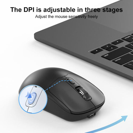 ZGA Sky Drill Dual Modes 2.4G BT5.0 Wireless Mouse
