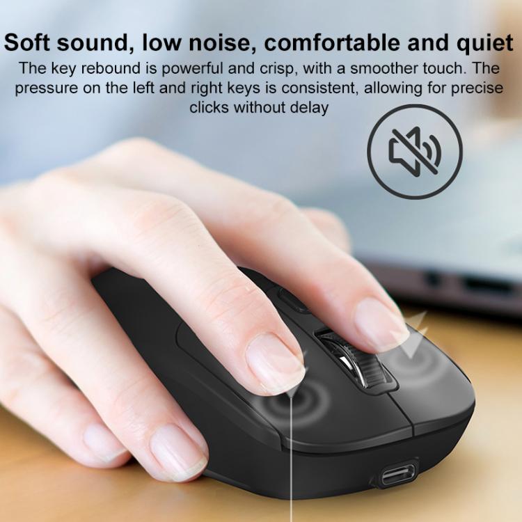 ZGA Sky Drill Dual Modes 2.4G BT5.0 Wireless Mouse