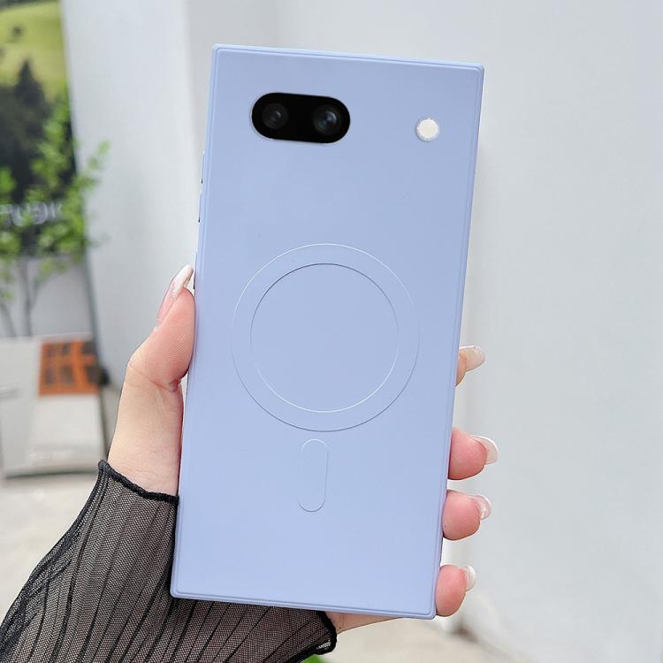 Solid Color Liquid Silicone MagSafe Magnetic Phone Case, For Google Pixel 8a, For Google Pixel 7a