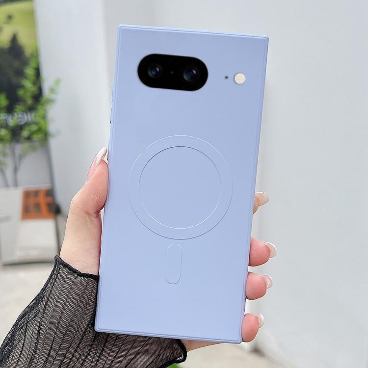 Solid Color Liquid Silicone MagSafe Magnetic Phone Case, For Google Pixel 8a, For Google Pixel 7a