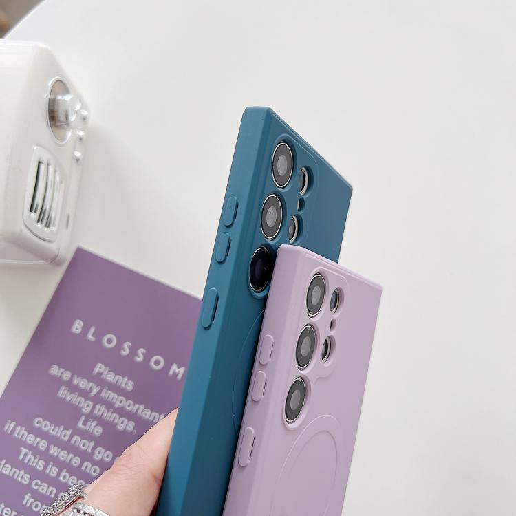 Solid Color Liquid Silicone MagSafe Magnetic Phone Case, For Google Pixel 8a, For Google Pixel 7a