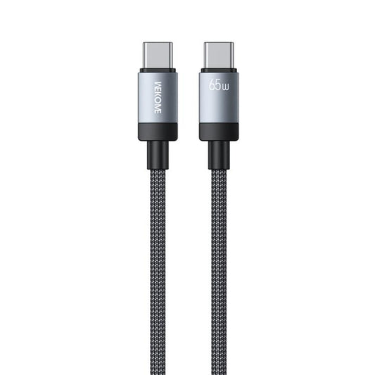 WK WDC-98 Kingkong Ruike Series 65W USB-C / Type-C to USB-C / Type-C Braided Charging Data Cable, Length: 1m, Type-C to Type-C
