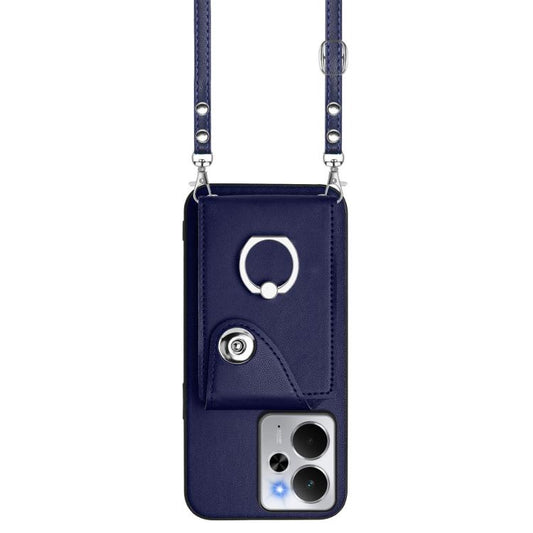 Organ Card Bag Ring Holder Phone Case with Long Lanyard, For Realme 14 / P3 5G / Neo7x, For Realme 14 Pro+, For Realme 14 Pro, For Realme 13 Pro / 13 Pro+ 5G