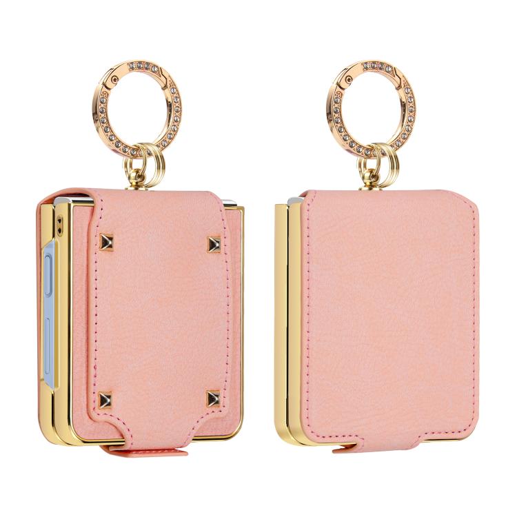 VIETAO Colorful PU Leather Phone Case with Ring, For Samsung Galaxy Z Flip7