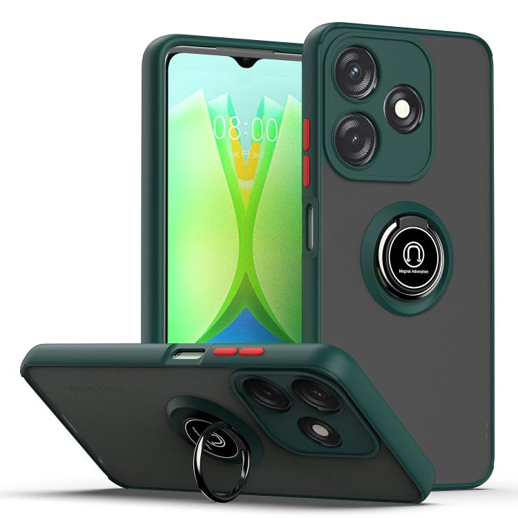 Q Shadow 1 Series TPU + PC Phone Case with Ring, For Tecno Spark Go 1 / Go 2025, For Tecno Spark 30 Pro 4G, For Tecno Spark 30C, For Tecno Camon 30 4G, For Tecno Spark 20 Pro+, For Tecno Spark 10C