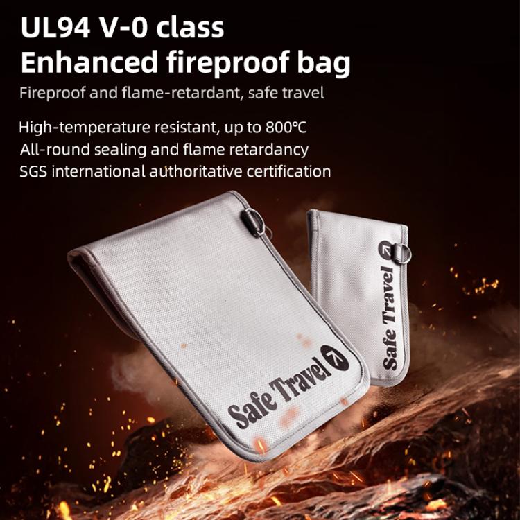 MOMAX SR53E 1-World Airliner Fireproof Storage Bag, Size: 218x235mm, Size: 218x235mm