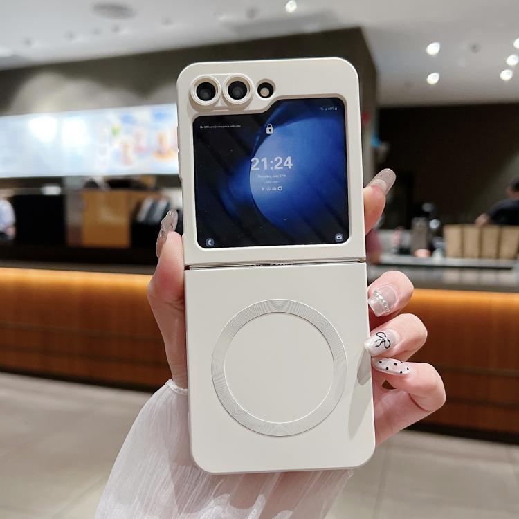 Solid Color Liquid Silicone MagSafe Magnetic Phone Case, For Samsung Galaxy Z Flip7 5G, For Samsung Galaxy Z Flip6 5G, For Samsung Galaxy Z Flip5 5G