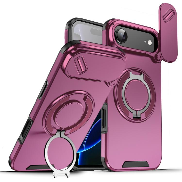 Sliding Camshield Ring Holder Phone Case, For iPhone 18, For iPhone 18 Pro, For iPhone 18 Pro Max, For iPhone 17 Pro Max, For iPhone 17 Pro, For iPhone 17, For iPhone Air