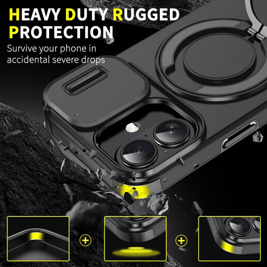 Sliding Camshield Ring Holder Phone Case, For iPhone 18, For iPhone 18 Pro, For iPhone 18 Pro Max, For iPhone 17 Pro Max, For iPhone 17 Pro, For iPhone 17, For iPhone Air