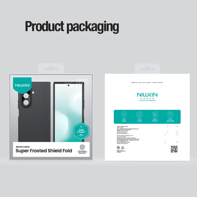NILLKIN Frosted Fold PC + TPU MagSafe Magnetic Phone Case, For Samsung Galaxy Z Fold7 5G