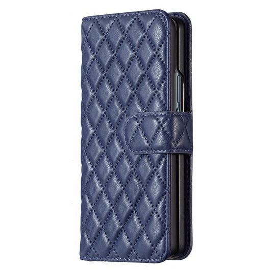 Diamond Lattice Wallet Flip Leather Phone Case, For Galaxy Z Fold8 5G, For Samsung Galaxy Z Fold7, For Samsung Galaxy Z Fold6, For Samsung Galaxy Z Fold5