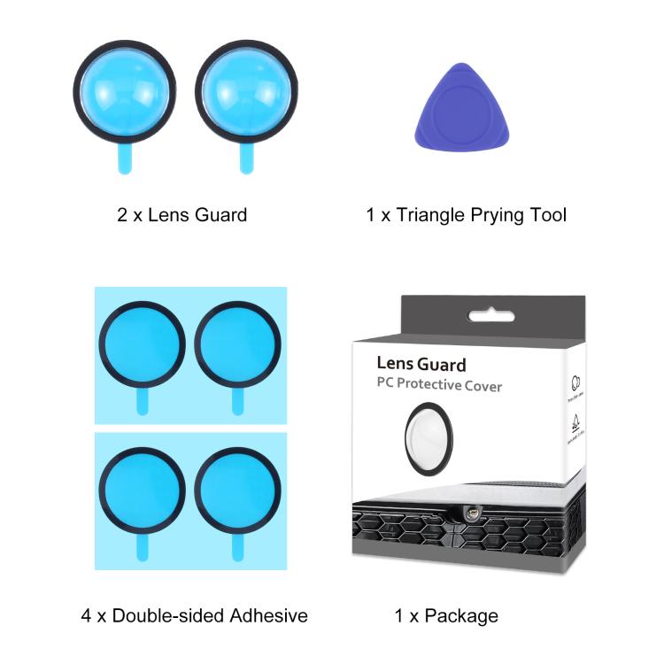Kits de protection en PC pour objectifs pour Tesla Cybertruck 2025 / Model Y Juniper 2025 / Model S 2025 / Model 3 2025