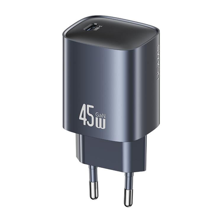 USAMS CC323 T66 45W USB-C / Type-C GaN Fast Charger, EU Plug