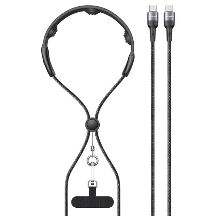 USAMS SJ759 U89 100W Fast Data Charging Cable with Massager, Length: 1.4m, SJ759USB01