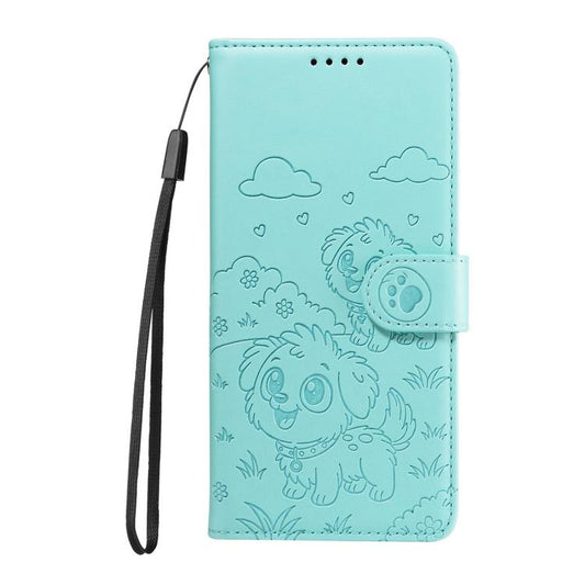 Embossed Heart Dog RFID Blocking Wallet Leather Phone Case, For Google Pixel 11 Pro XL, For Google Pixel 11 / 11 Pro, For Google Pixel 10a, For Google Pixel 10 Pro XL / 9 Pro XL, For Google Pixel 10 / 10 Pro / 9 / 9 Pro, For Google Pixel 9a