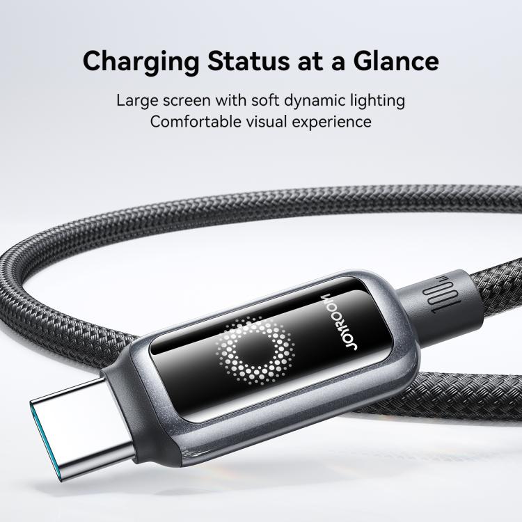 JOYROOM S-A55 StarFlight Series 100W Type-C to Type-C Auto Power-Off Fast Charging Data Cable, Type-C to Type-C