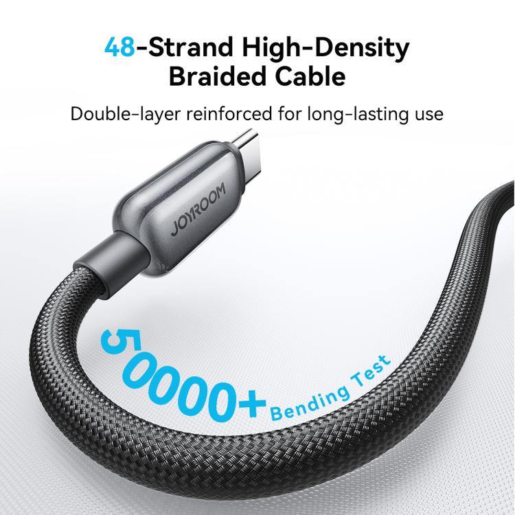JOYROOM S-A55 StarFlight Series 30W Type-C to 8 Pin Auto Power-Off Fast Charging Data Cable