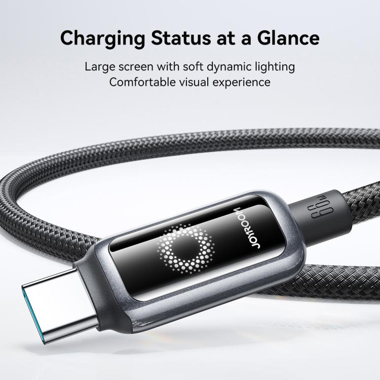 JOYROOM S-A55 StarFlight Series 66W USB to Type-C Auto Power-Off Fast Charging Data Cable, USB to Type-C